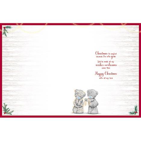 To The One I Love Large Me to You Bear Christmas Card Extra Image 1